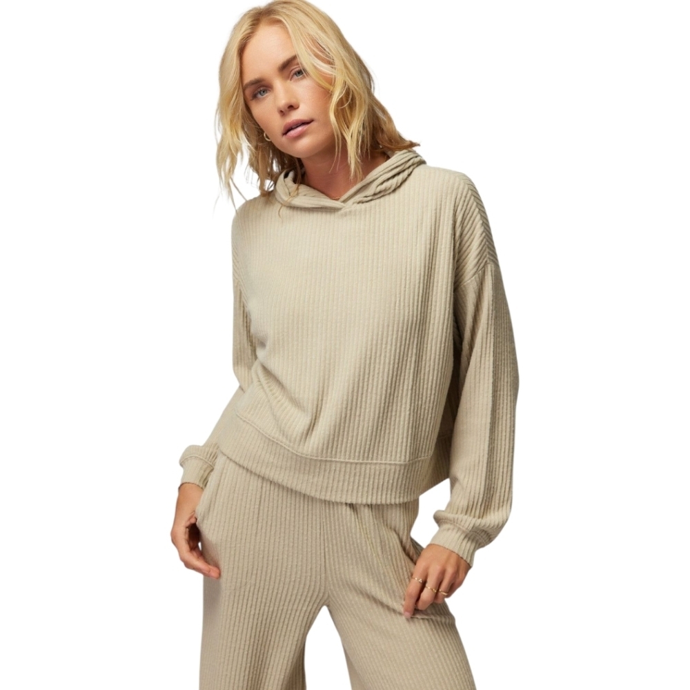Spiritual Gangster Mila Pullover Cropped Hooded Sweater - Women's